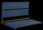 26″ Bilanx Shower Seat in Matte Black Finish.