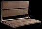 26″ Bilanx Shower Seat in Bronze Finish.