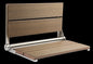 26″ Bilanx Shower Seat in Brushed Finish.