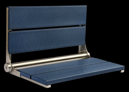 26″ Bilanx Shower Seat in Brushed Finish.