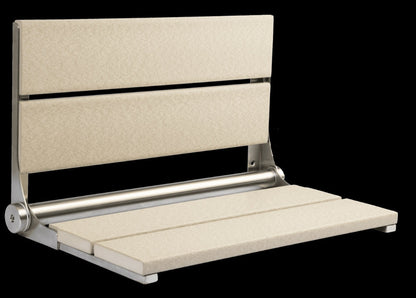 26″ Bilanx Shower Seat in Brushed Finish.