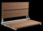 26″ Bilanx Shower Seat in Brushed Finish.