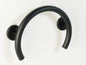 Polished shower valve ring grab bar