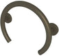 Polished shower valve ring grab bar