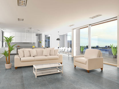Lunar Silver Porcelain Tile