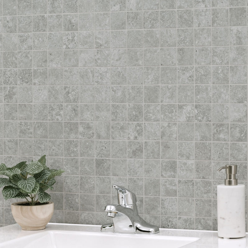 Lunar Silver Porcelain Tile