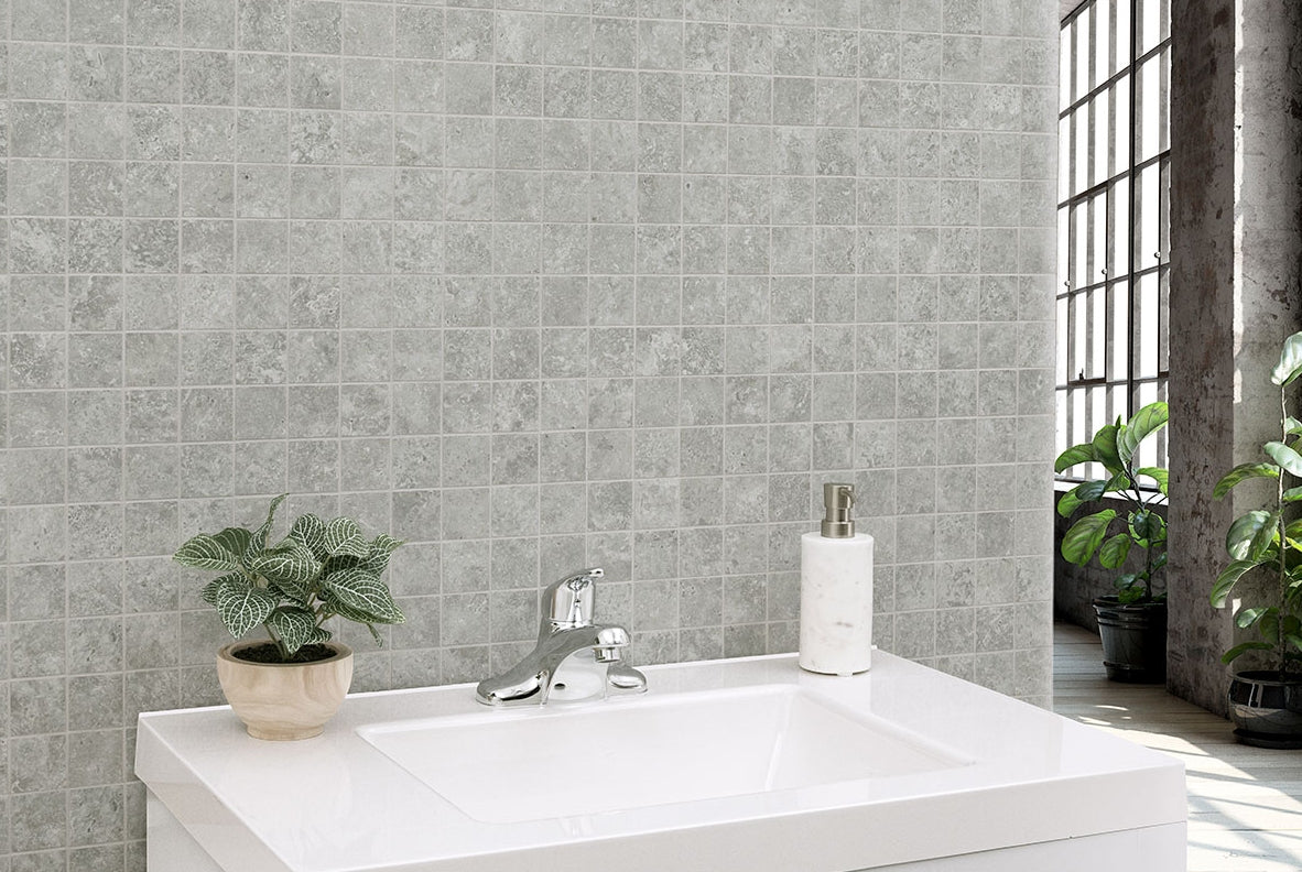 Lunar Silver Porcelain Tile
