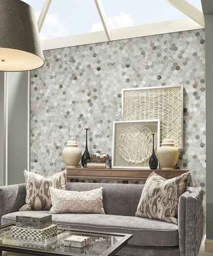 Capri Blue 2" Hexagon Mosaic Tile