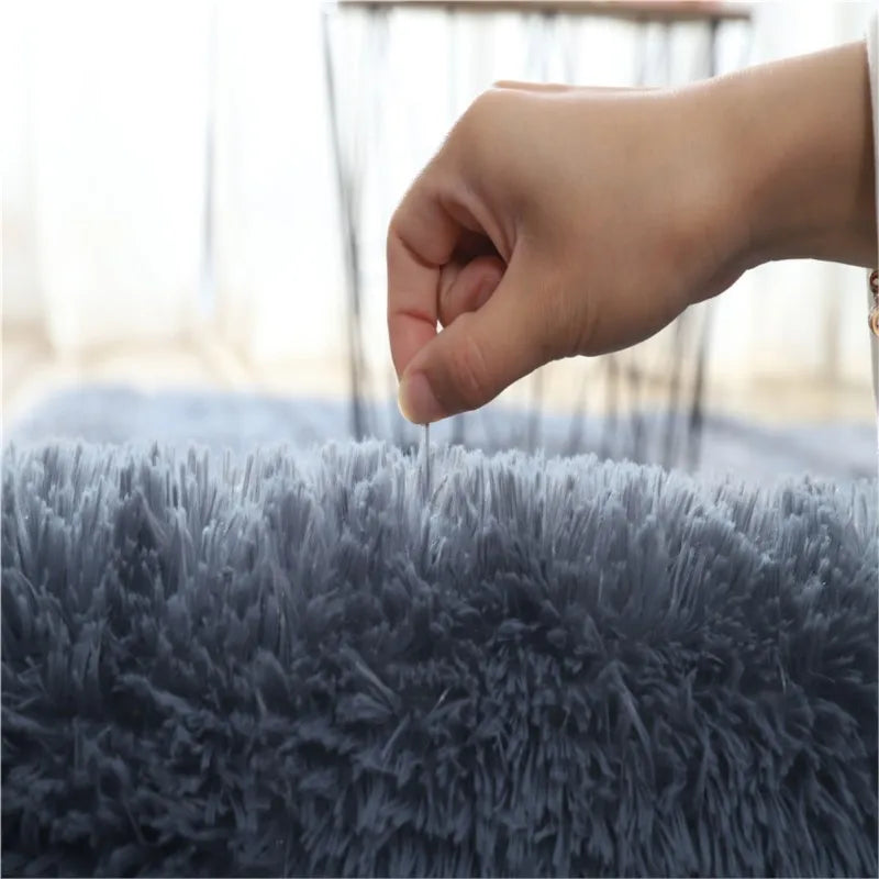 Soft Plush Rug – Fluffy Area Rug for Bedroom, Nursery & Living Room