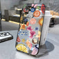 Lovely Fishes Back Soft Cover Liquid Silicone Shockproof Phone Case