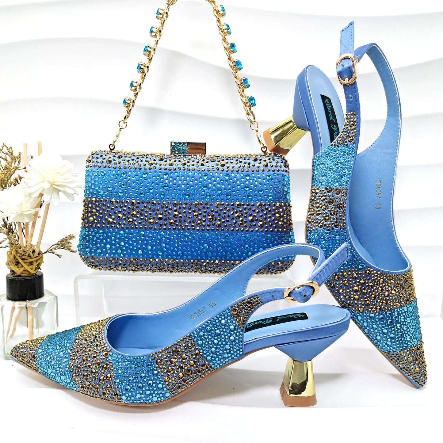 Charming Shoes And Bag Matching Set INHGF1-9