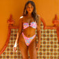Floral two piece swimsuit
