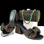 High Quality Ladies Shoes And Bags Set HJJ1-10