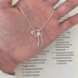 Trendy Harajuku Bowknot Heart Necklace - Vintage Snake Chain for Women Jewelry Gift
