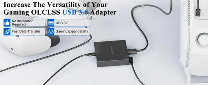 AOLION For PS5 VR2 PC Converter PS VR2 PC Adapter Kit PC Adapter