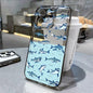 Lovely Fishes Back Soft Cover Liquid Silicone Shockproof Phone Case
