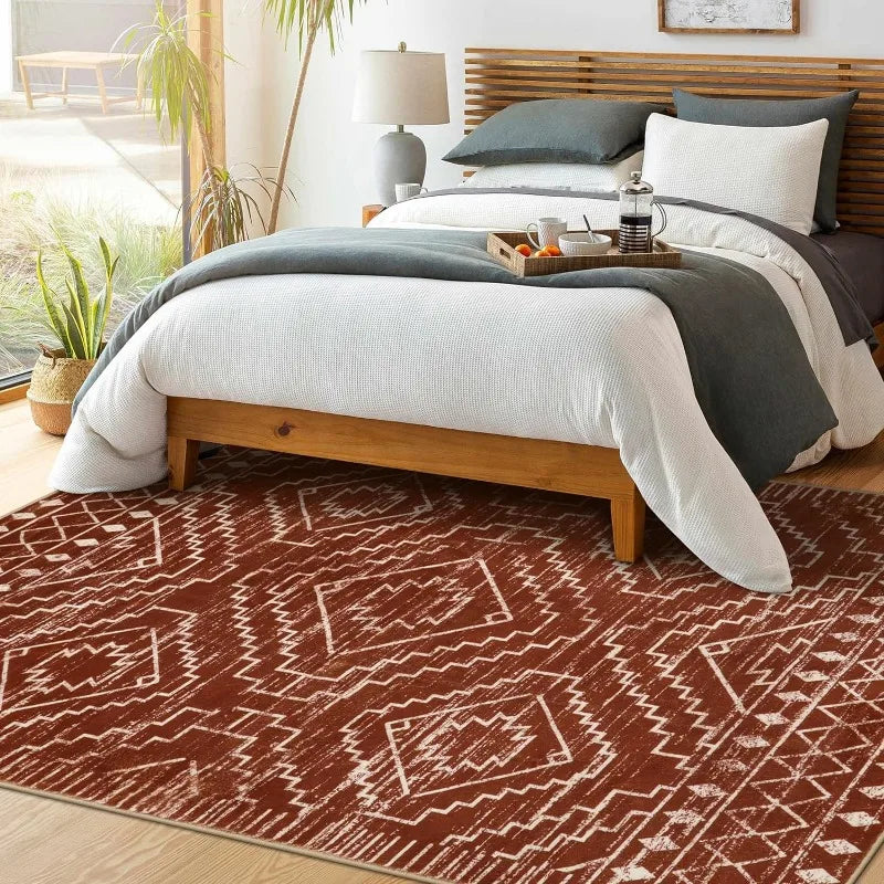 Moroccan Rugs for Living Room Geometric Tribal Bedroom