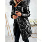Stylish Women’s Mid-Length Parka with Fur Collar