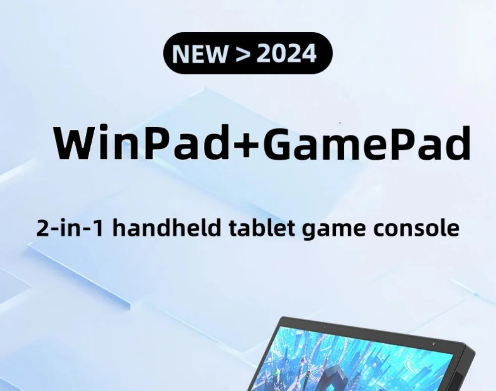 10.5" Handheld Gaming PC - Intel N95, 16GB RAM, Detachable Gamepad