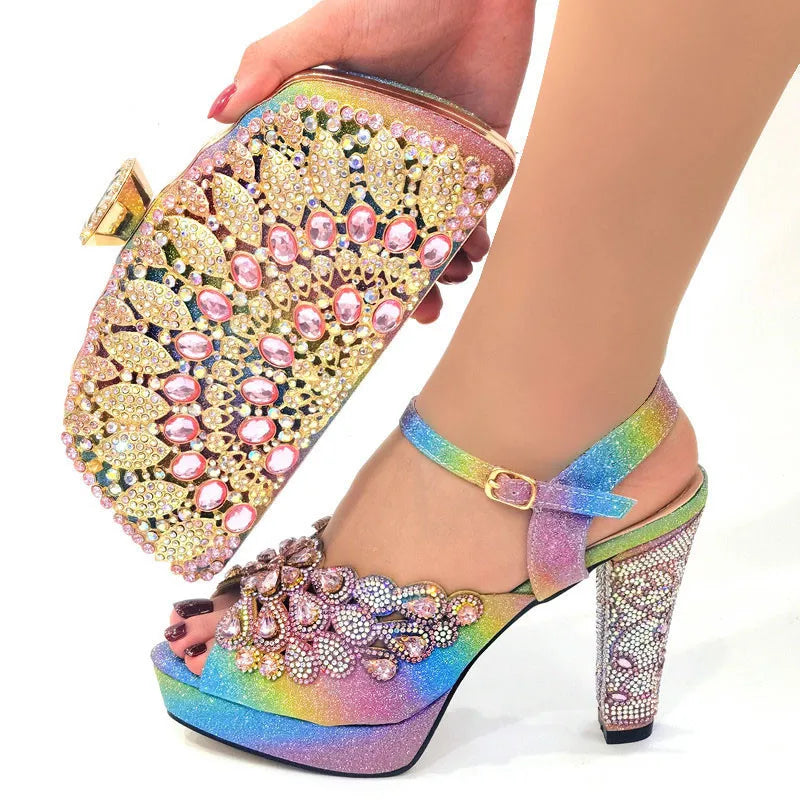 Italian Shoes and Bag Set HLO1-28