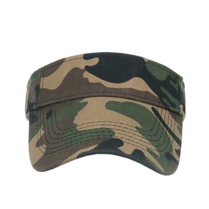 Camouflage Breathable Sun Hats Women Adjustable Visor UV Protection Tennis Running Sunscreen Hat