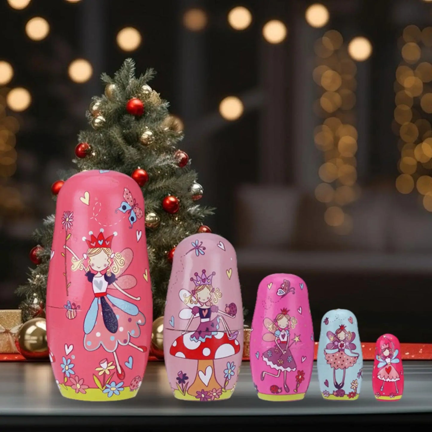 Fairy Nesting Dolls Novelty Ornament Learning Toys Matryoshka Dolls Stacking