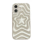 Fashion Pearl White Imprint Star Phone Case