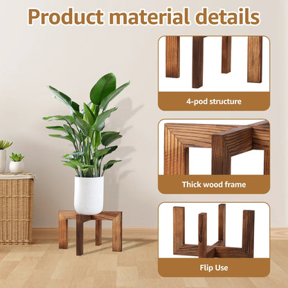 Wood Plant Stand Indoor Flower Pot Stand