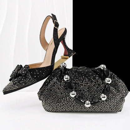 High Quality Style Ladies Shoes And Bags Set HC1-1