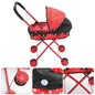 Baby Doll Stroller Toy - Realistic Play Stroller for Kids