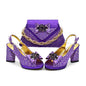New Italian Shoe and Bag Set New HCV1-2
