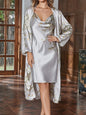 The Soft Life Set – Satin Robe & Nightgown Duo by KUSHIE