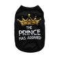 Summer Pet T-shirt Puppy Dog Clothes Crown Princess Letter Printed Cat Vest Cotton T Shirt Pug Chihuahua Costumes for Small Dogs
