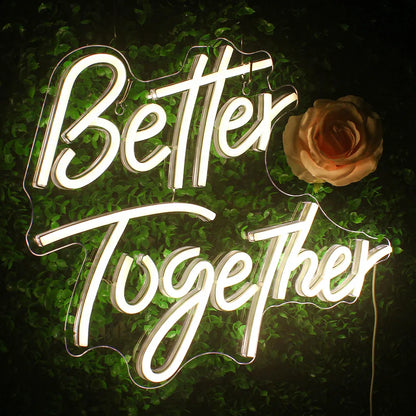 Wedding Neon Light Letters LED Sign Bar room decoration Party Bedroom Playroom Cave Children's Room Shop Home Wall Decoration