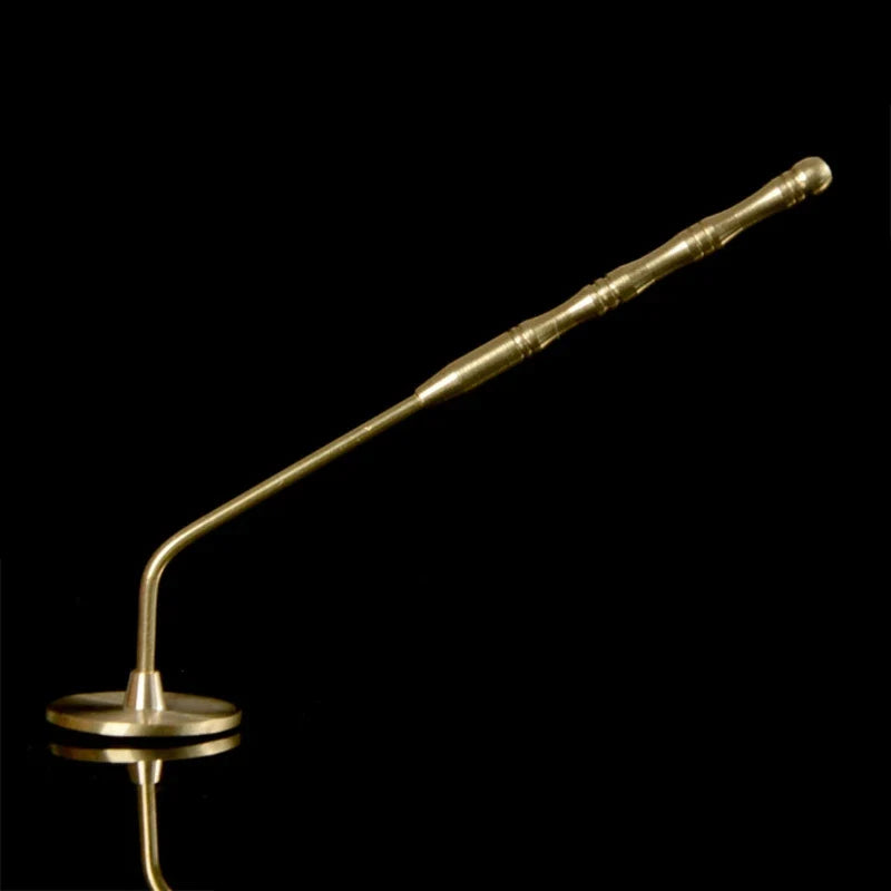 Brass Incense Press with Long Handle