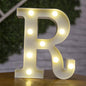 Decorative Letters Alphabet Letter LED Lights Luminous Number Lamp Night Light Wedding Proposal Party Baby Bedroom Decoration