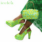 New Arrival Peep Toe Women's Shoes & Bag Set