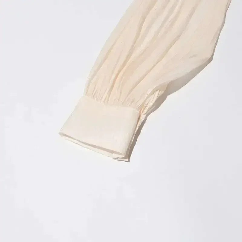 Women's A-Line Mini Dress with Long Sleeves & Empire Waist