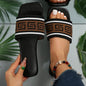Designer style casual slippers
