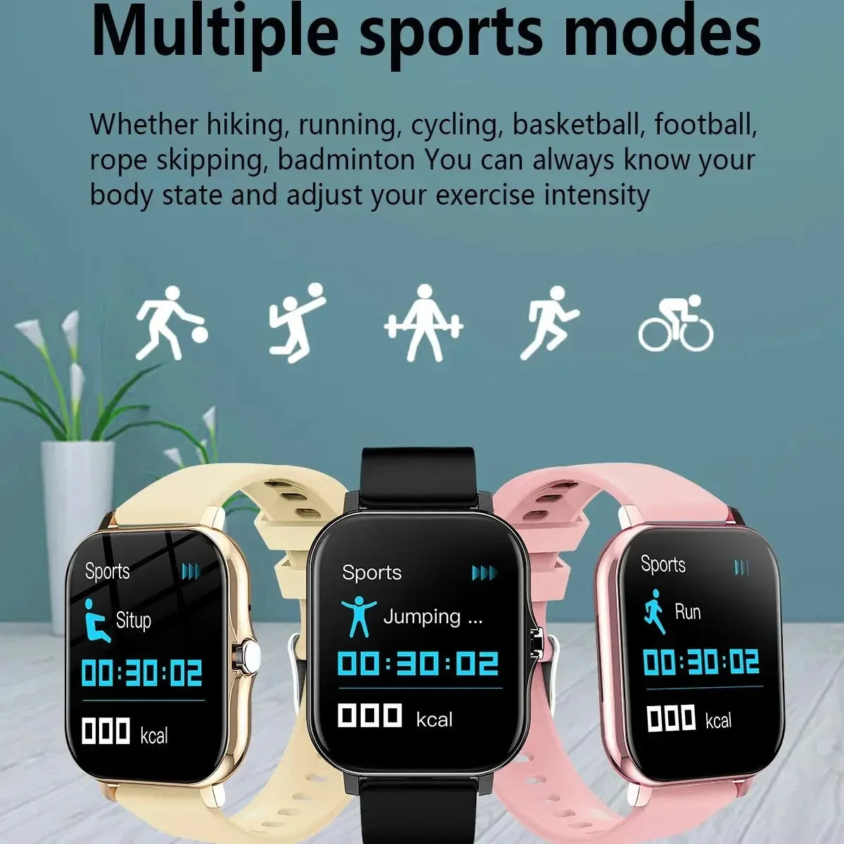 2024 Smart Watch with Bluetooth Call - DIY Watch Faces for Men & Women