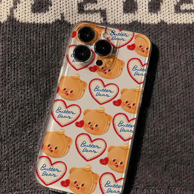Cartoon Butter Bear Phone Case