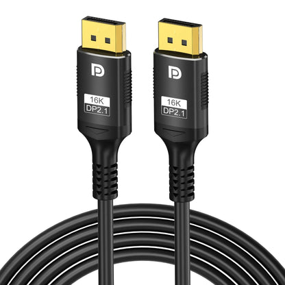16K Displayport Cable DP2.1 8K@120Hz 4K@240Hz 80Gbps HDR Video Audio Cable for Laptop TV Xbox Projector Gaming Monitor