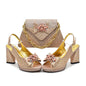 New Italian Shoe and Bag Set New HCV1-2