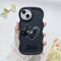 Cute 3D Bow Soft Curly Wave Cover Phone Case