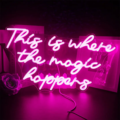 Wedding Neon Light Letters LED Sign Bar room decoration Party Bedroom Playroom Cave Children's Room Shop Home Wall Decoration