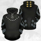 Hot Selling Kpop Demon Hunter Print Hoodie Autumn And Winter Trend Casual Pullover Men's Halloween Role Play Costume Gift