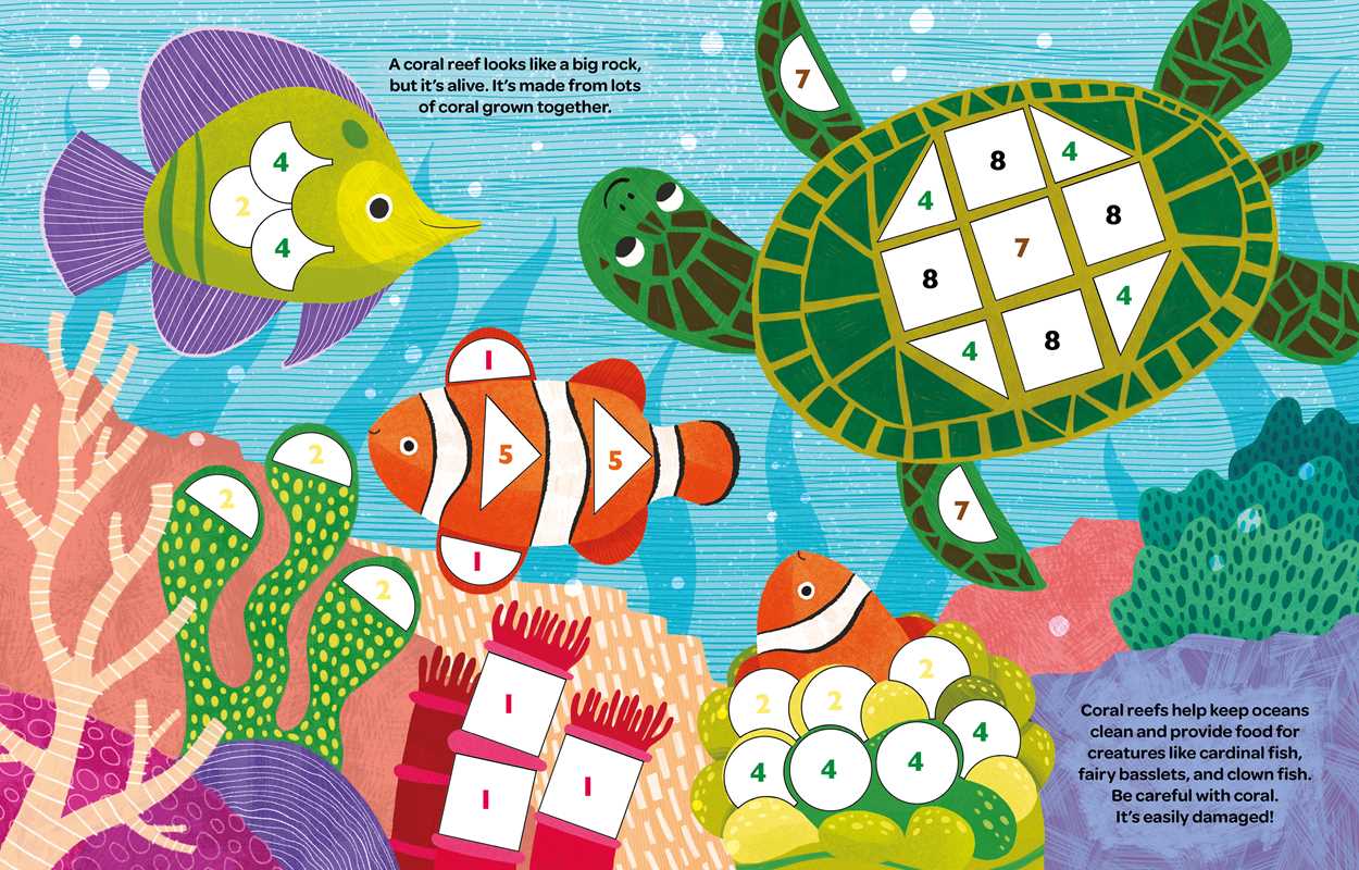Crayola: Undersea Sticker by Number- Paperback Stickerbook