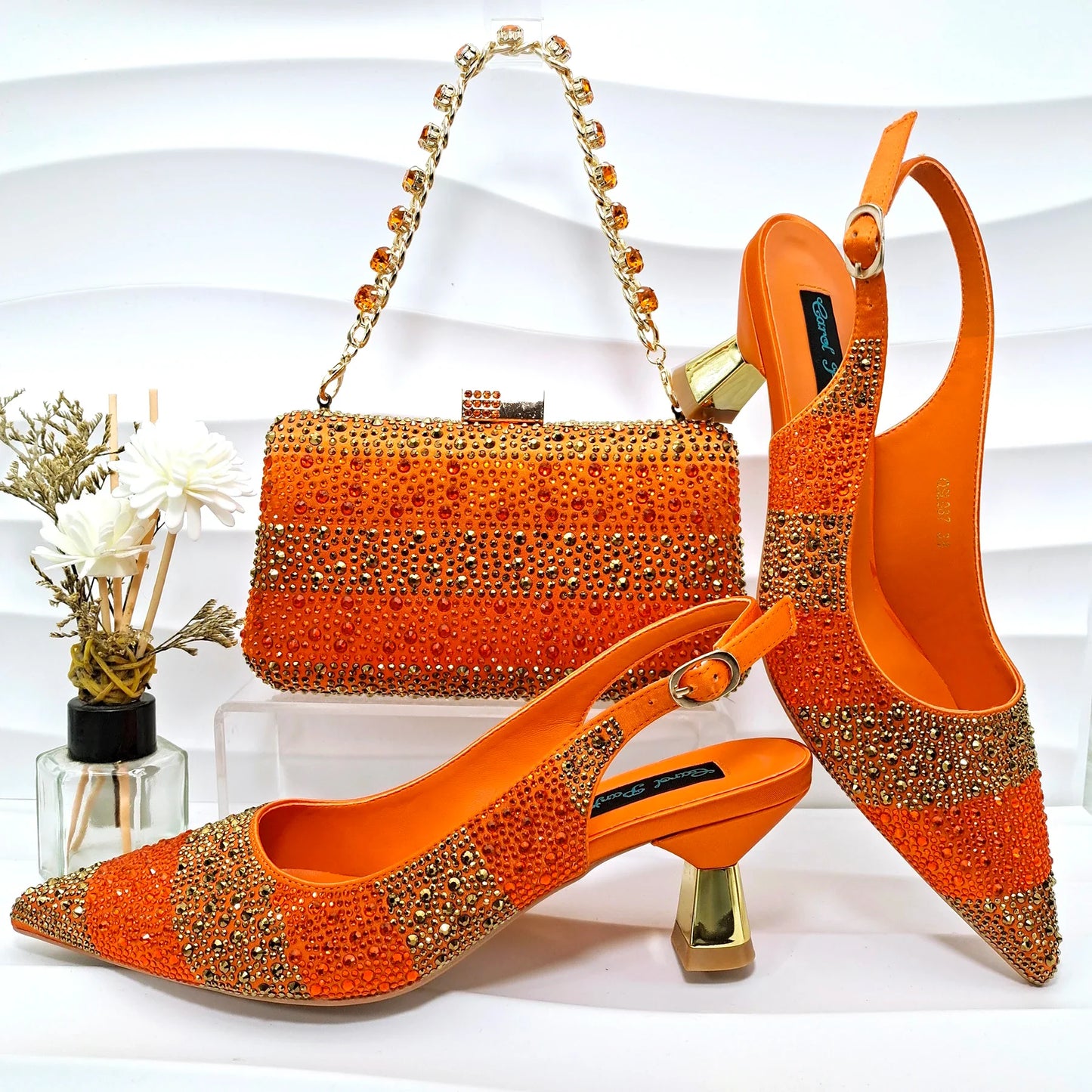 Latest Shoes And Bag Matching Set INHGF1-11