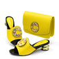 Latest Italian Design Fashion African Shoes and Bags Set
