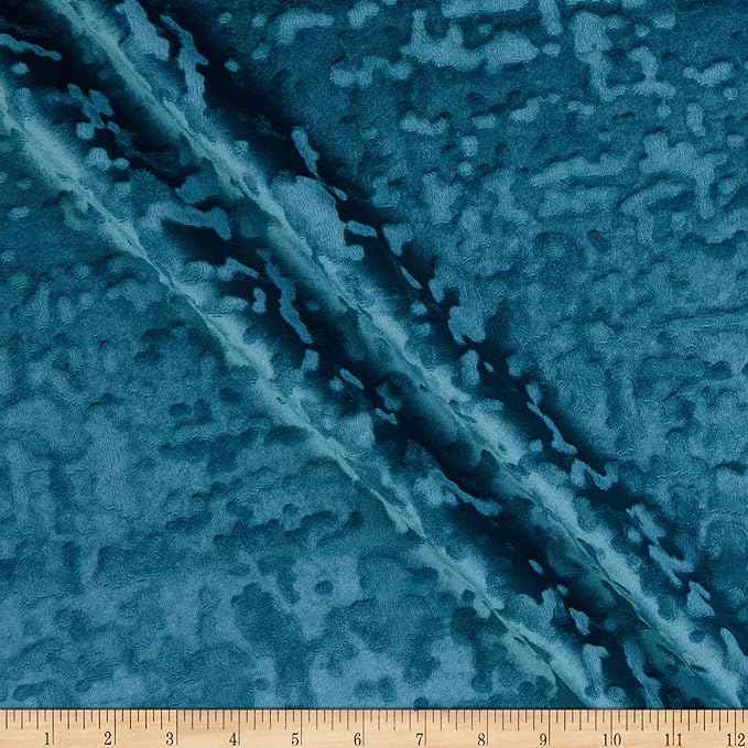 Seafoam Abstract Crushed Velvet - Custom Tablecloths